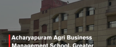 Acharyapuram Agri Business Management School, Greater Noida, Uttar Pradesh: University Profile