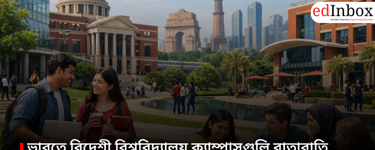 Foreign university campuses in India could encourage businessmen who spring up overnight.