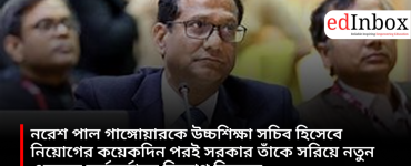 Just a few days after appointing Naresh Pal Gangwar as Higher Education Secretary, the government removed him and appointed a new official.