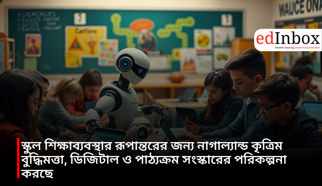 Nagaland is planning to transform its school education system through artificial intelligence, digital initiatives, and curriculum reforms.