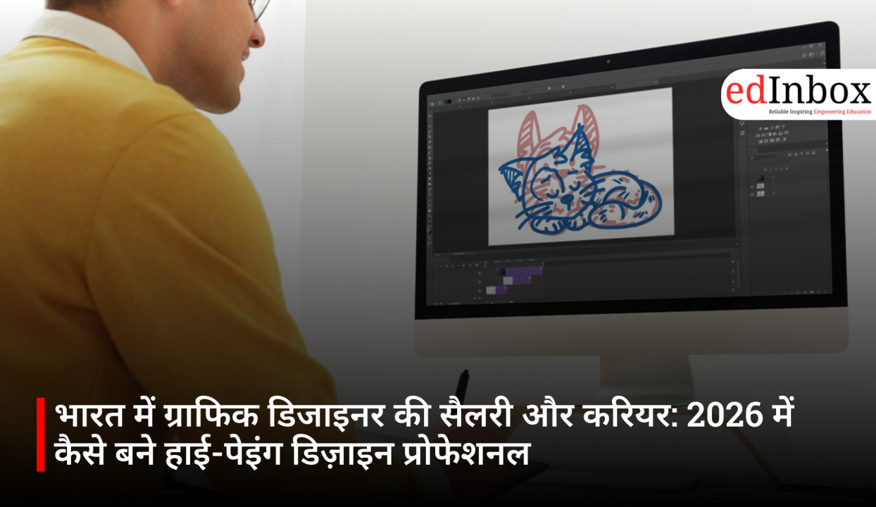 भारत में ग्राफिक डिजाइनर की सैलरी और करियर: 2026 में कैसे बने हाई-पेइंग डिज़ाइन प्रोफेशनल