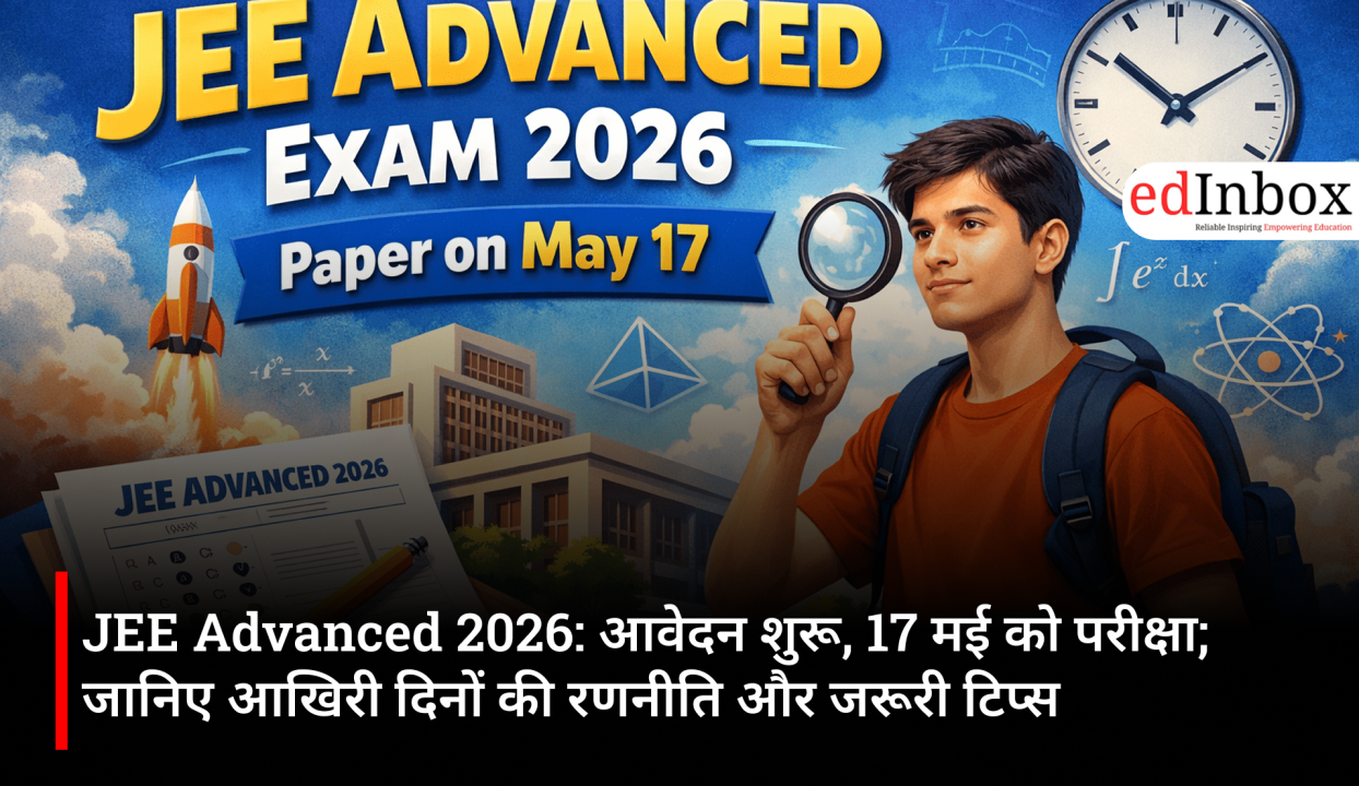 JEE Advanced 2026: आवेदन शुरू, 17 मई को परीक्षा; जानिए आखिरी दिनों की रणनीति और जरूरी टिप्स