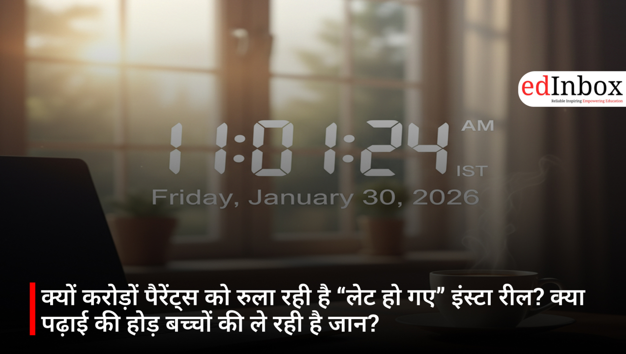 क्यों करोड़ों पैरेंट्स को रुला रही है “लेट हो गए” इंस्टा रील? क्या पढ़ाई की होड़ बच्चों की ले रही है जान?