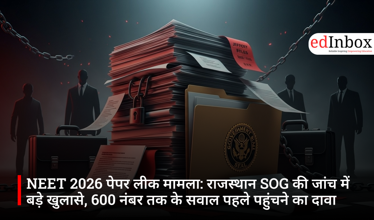 NEET 2026 पेपर लीक मामला: राजस्थान SOG की जांच में बड़े खुलासे, 600 नंबर तक के सवाल पहले पहुंचने का दावा