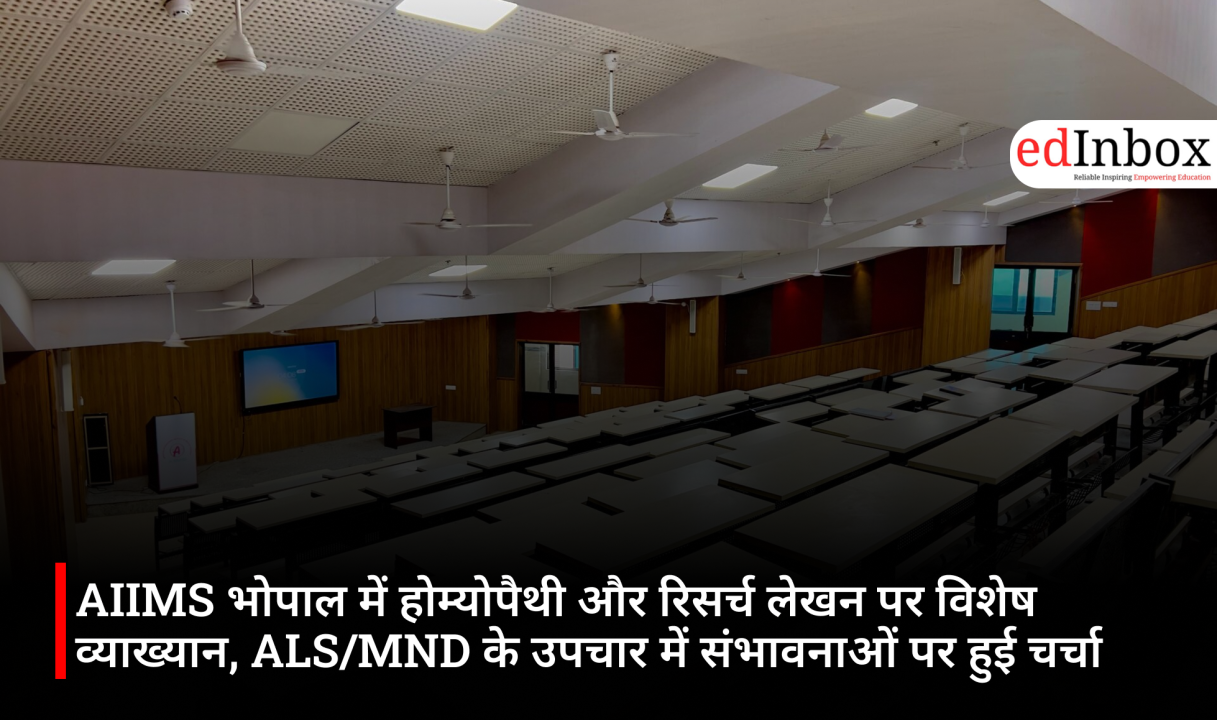 Special Lecture at AIIMS Bhopal on Homeopathy and Research Writing; Discussion Held on Potential Treatments for ALS/MND