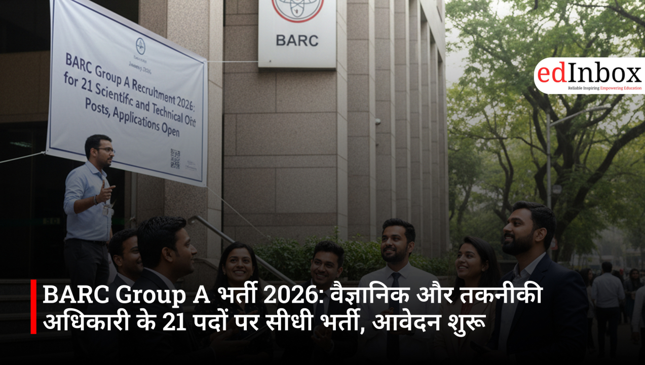 BARC Group A भर्ती 2026: वैज्ञानिक और तकनीकी अधिकारी के 21 पदों पर सीधी भर्ती, आवेदन शुरू