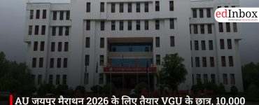 AU जयपुर मैराथन 2026 के लिए तैयार VGU के छात्र, 10,000 से अधिक धावक लेंगे हिस्सा