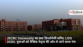JECRC University का 8वां डिप्लोमेसी समिट (JDS 2026): युवाओं को वैश्विक नेतृत्व की ओर ले जाने वाला मंच