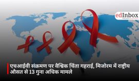 एचआईवी संक्रमण पर वैश्विक चिंता गहराई, मिजोरम में राष्ट्रीय औसत से 13 गुना अधिक मामले