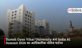 Suresh Gyan Vihar University बना India AI Summit 2026 का आधिकारिक नॉलेज पार्टनर