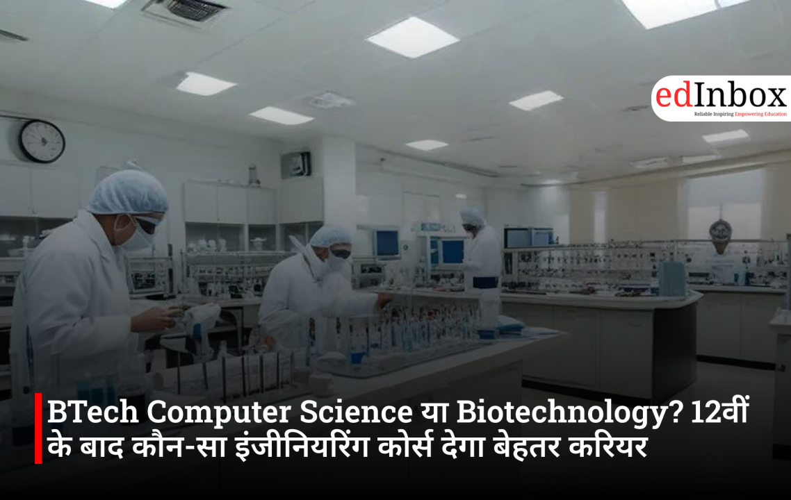 BTech Computer Science या Biotechnology? 12वीं के बाद कौन-सा इंजीनियरिंग कोर्स देगा बेहतर करियर