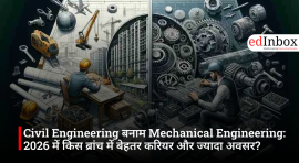 Civil Engineering बनाम Mechanical Engineering: 2026 में किस ब्रांच में बेहतर करियर और ज्यादा अवसर?