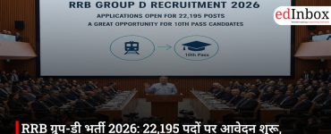 RRB ग्रुप-डी भर्ती 2026: 22,195 पदों पर आवेदन शुरू, 10वीं पास युवाओं के लिए बड़ा मौका