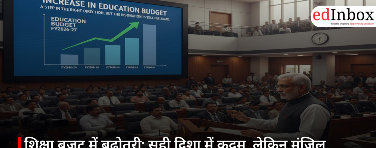 शिक्षा बजट में बढ़ोतरी: सही दिशा में कदम, लेकिन मंज़िल अभी दूर
