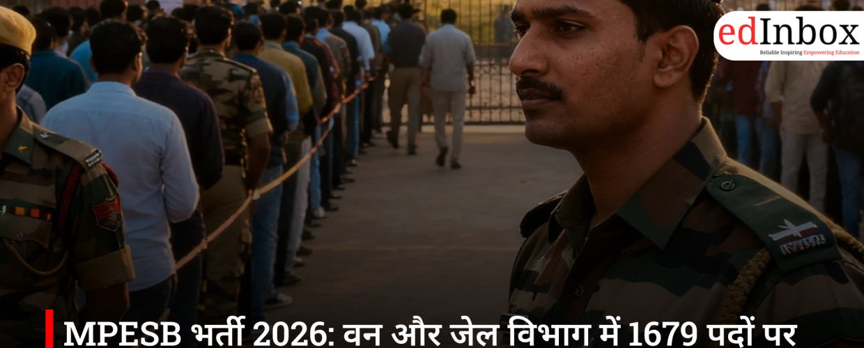 MPESB भर्ती 2026: वन और जेल विभाग में 1679 पदों पर निकली वैकेंसी, 10वीं पास भी कर सकते हैं आवेदन