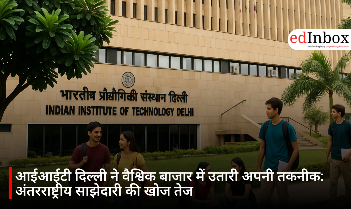 आईआईटी दिल्ली ने वैश्विक बाजार में उतारी अपनी तकनीक: अंतरराष्ट्रीय साझेदारी की खोज तेज