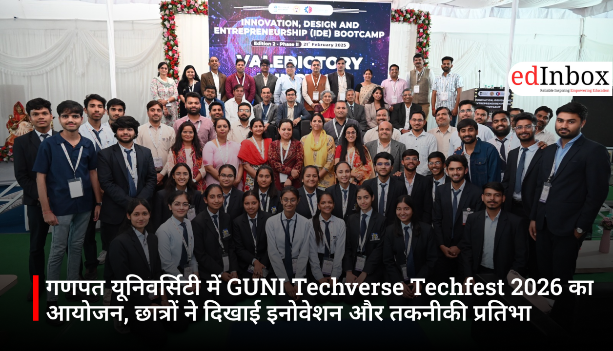 Ganpat University Hosts GUNI Techverse Techfest 2026; Students Showcase Innovation and Technical Talent