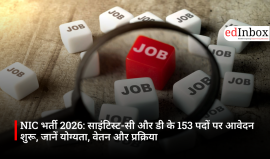 NIC Recruitment 2026: Applications Open for 153 Scientist-C and Scientist-D Posts; Check Eligibility, Salary, and Procedure