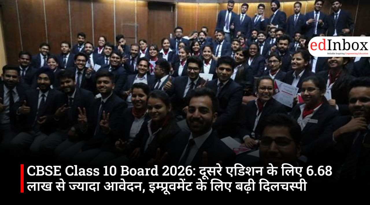 CBSE Class 10 Board 2026: Over 6.68 Lakh Applications for the Second Edition; Increased Interest in Improvement Exams