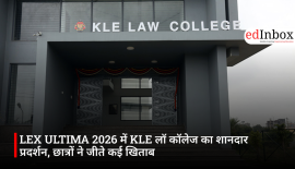 LEX ULTIMA 2026 में KLE लॉ कॉलेज का शानदार प्रदर्शन, छात्रों ने जीते कई खिताब