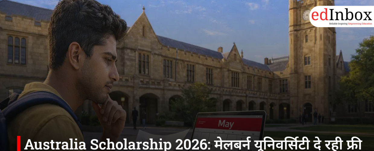 Australia Scholarship 2026: मेलबर्न यूनिवर्सिटी दे रही फ्री पढ़ाई का मौका, साथ में ₹30 लाख से ज्यादा की मदद