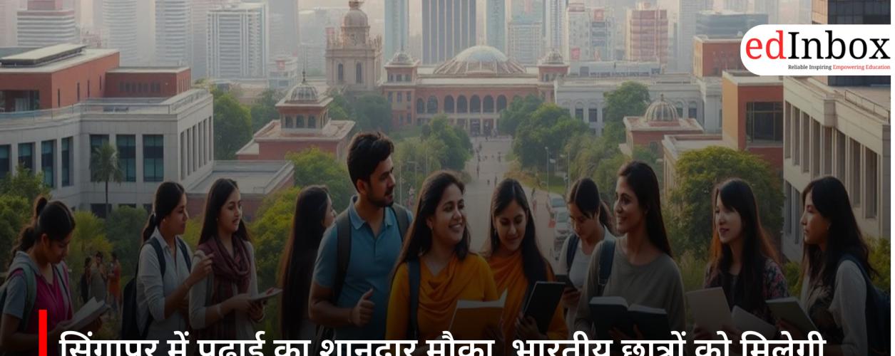 सिंगापुर में पढ़ाई का शानदार मौका, भारतीय छात्रों को मिलेगी फुल स्कॉलरशिप और स्टाइपेंड