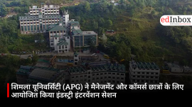 शिमला यूनिवर्सिटी (APG) ने मैनेजमेंट और कॉमर्स छात्रों के लिए आयोजित किया इंडस्ट्री इंटरवेंशन सेशन