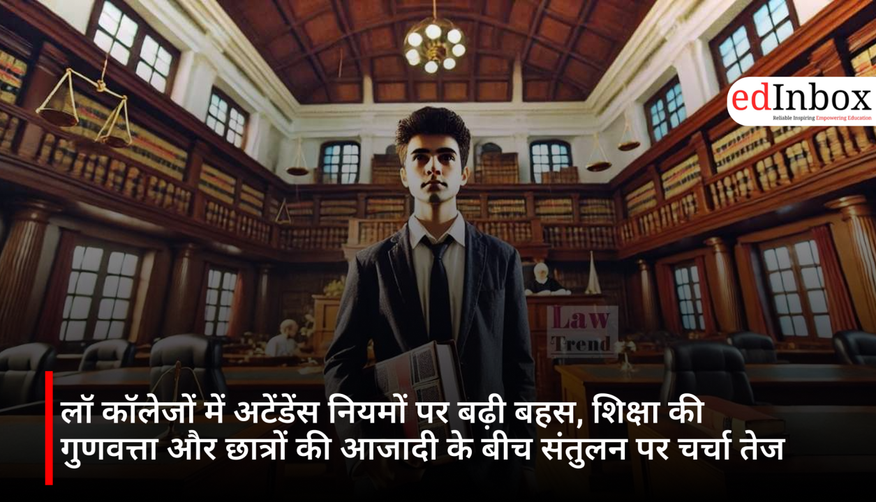 लॉ कॉलेजों में अटेंडेंस नियमों पर बढ़ी बहस, शिक्षा की गुणवत्ता और छात्रों की आजादी के बीच संतुलन पर चर्चा तेज