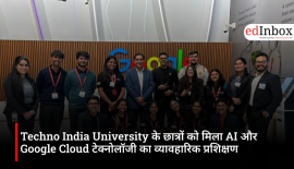 Techno India University के छात्रों को मिला AI और Google Cloud टेक्नोलॉजी का व्यावहारिक प्रशिक्षण