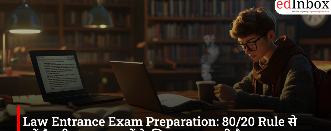 Law Entrance Exam Preparation: 80/20 Rule से करें तैयारी, Gen Z छात्रों के लिए कारगर स्टडी हैक