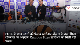 PCTE के छात्र उद्यमी को पंजाब स्टार्टअप योजना के तहत मिला ₹5 लाख का अनुदान, Campus Bites स्टार्टअप को मिली बड़ी पहचान