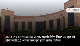 JNU PG Admission 2026: पहली मेरिट लिस्ट 25 जून को होगी जारी, 10 अगस्त तक पूरी होगी प्रवेश प्रक्रिया