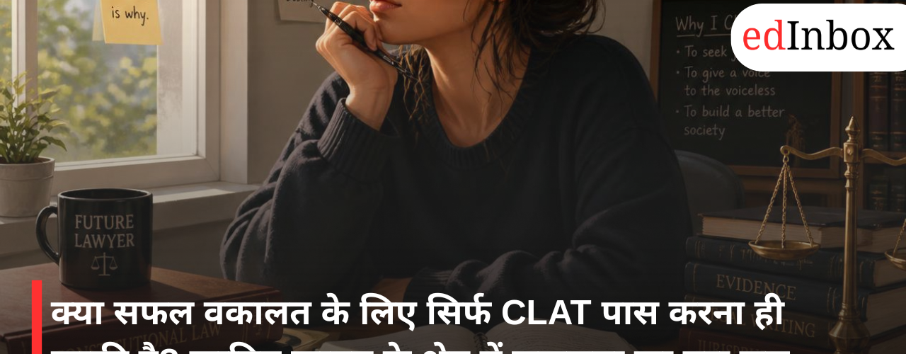 Is merely clearing CLAT enough for a successful legal career? Discover the whole truth about succeeding in the field of law