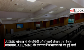 Special Lecture at AIIMS Bhopal on Homeopathy and Research Writing; Discussion Held on Potential Treatments for ALS/MND