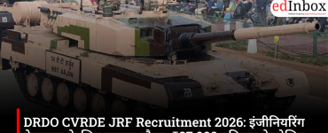 DRDO CVRDE JRF Recruitment 2026: Golden opportunity for engineering graduates; fellowship of ₹37,000 per month