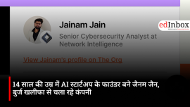 Jainam Jain became the founder of an AI startup at the age of 14