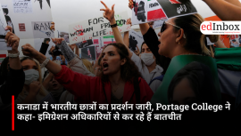 Protests by Indian students continue in Canada; Portage College says it is in talks with immigration officials