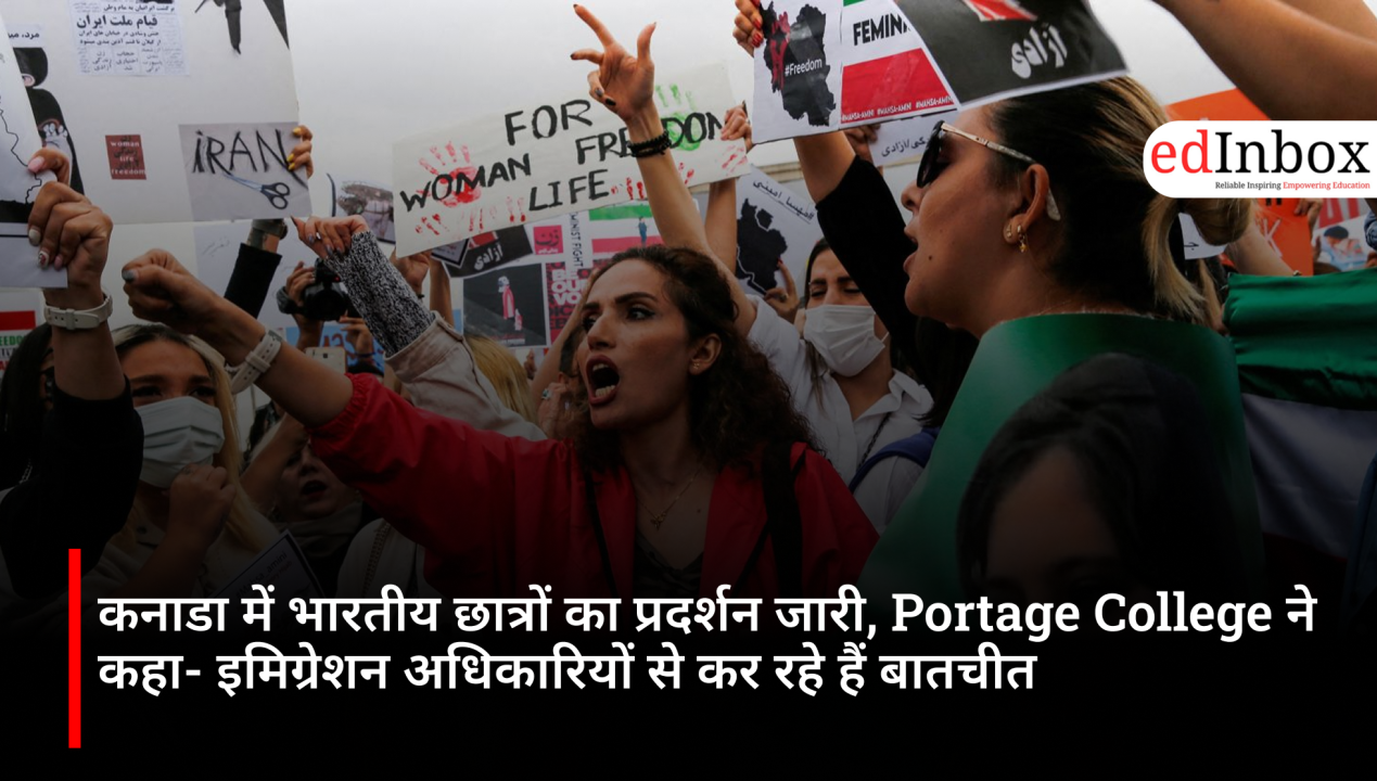Protests by Indian students continue in Canada; Portage College says it is in talks with immigration officials