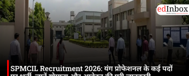 SPMCIL Recruitment 2026: Recruitment for multiple Young Professional posts; check eligibility and full application details 