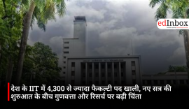 Over 4,300 faculty positions vacant across the country's IITs; concerns mount regarding quality and research as the new academic session begins