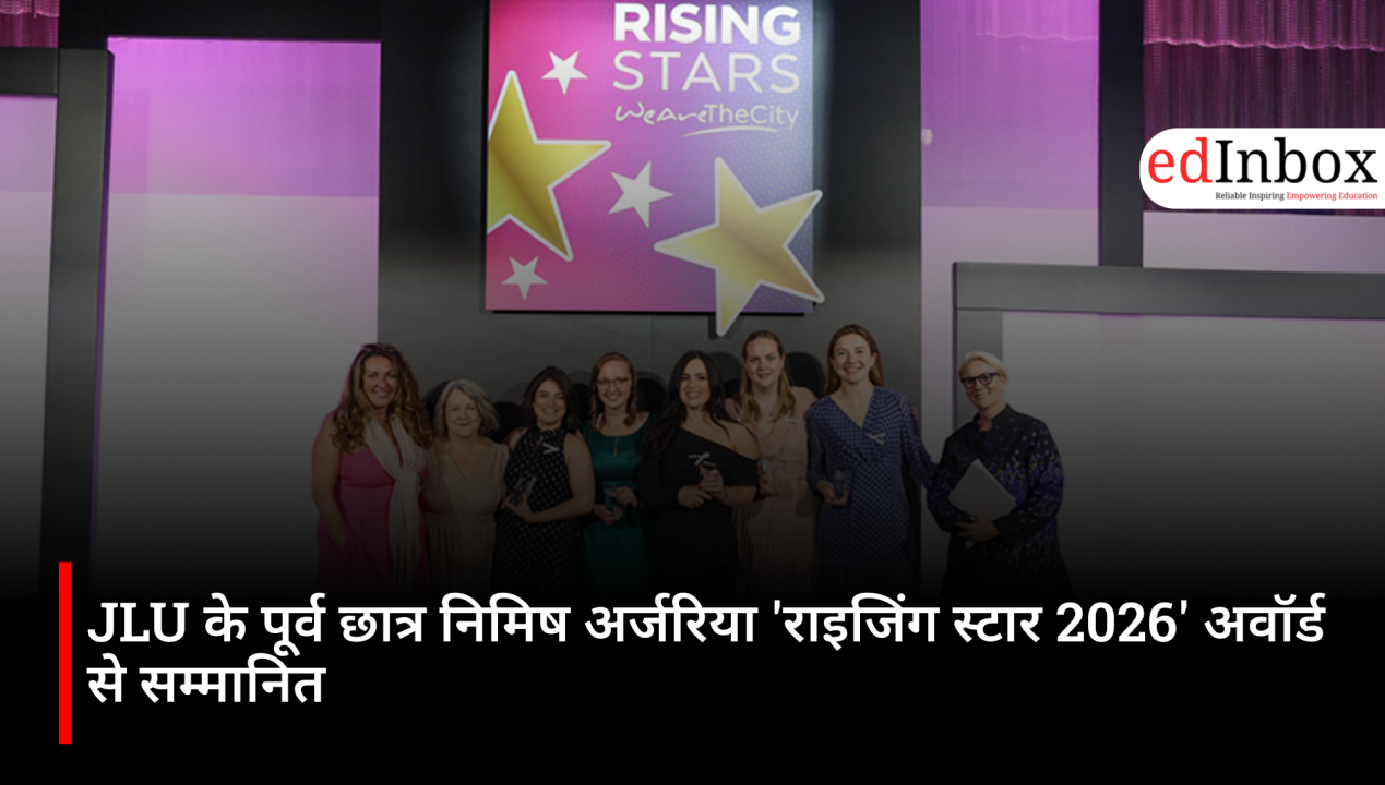 JLU alumnus Nimish Arjariya honored with the 'Rising Star 2026' award