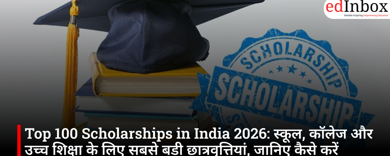Top 100 Scholarships in India 2026: Complete Guide for School, College and University Students