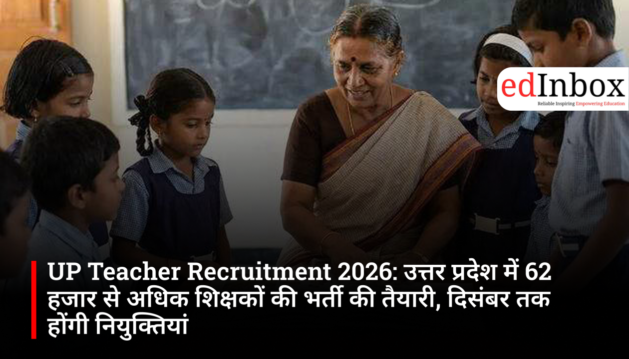 UP Teacher Recruitment 2026: Over 62,000 Education Department Vacancies Expected by December