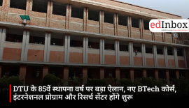 Major announcement on DTU's 85th founding anniversary: ​​New B.Tech courses, international programs, and research centers to be launched