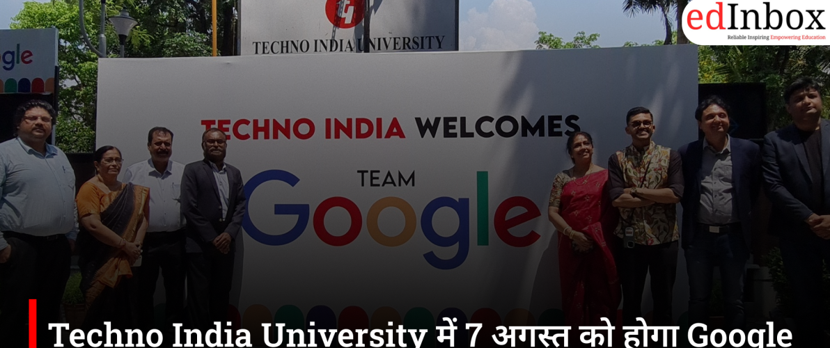 An AI innovation event with Google for Developers will be held at Techno India University on August 7