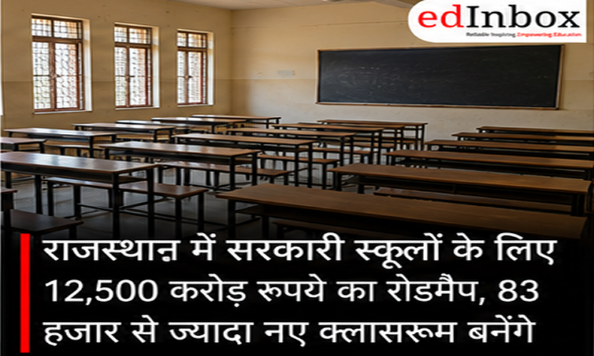 Rajasthan School Infrastructure: Government Announces Rs 12,500 Crore Three-Year Plan to Upgrade Schools