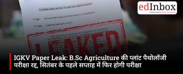 IGKV Cancels B.Sc Agriculture Plant Pathology Exam After Paper Leak, Re-Exam in September