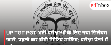 UP TGT PGT Recruitment 2026: New Syllabus Released, Negative Marking Introduced for the First Time