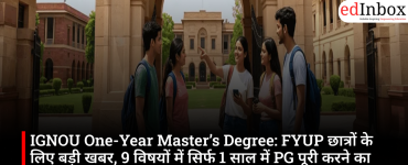 IGNOU One-Year Master’s Degree 2026: 9 PG Courses for FYUP Graduates, Check Eligibility and Admission Details