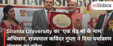 Shimla University Organises ‘Har Ped Himachal Ka Abhiman – Ek Ped Maa Ke Naam’ Plantation Drive